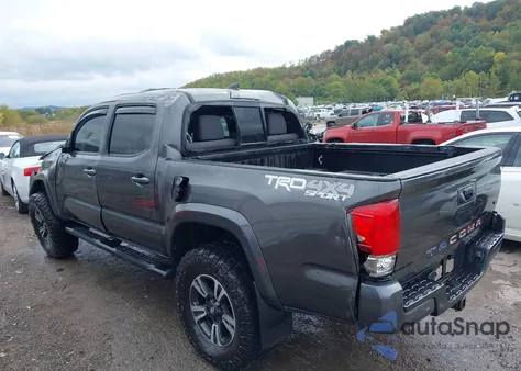2017 Toyota Tacoma Dbl Cab/Sr/Trdspt/Or/Pro из США, поврежденный, VIN 3TMCZ5ANXHM083407